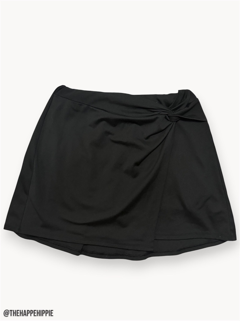Gilly Hicks Black Mini Skirt with Knot Detail 🖤